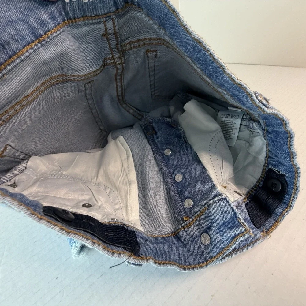 Jordache Distressed Cut Off Denim Shorts Button Fly 5 Pocket Girls Size 10